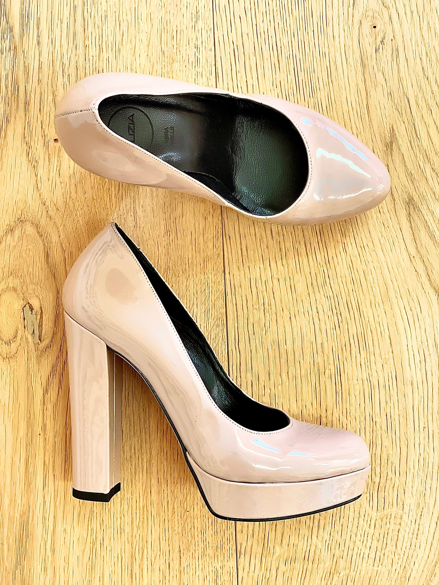 CANCUN NUDE PATENT LEATHER