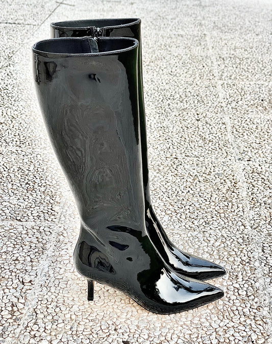 CUIR VERNI NOIR CANDY