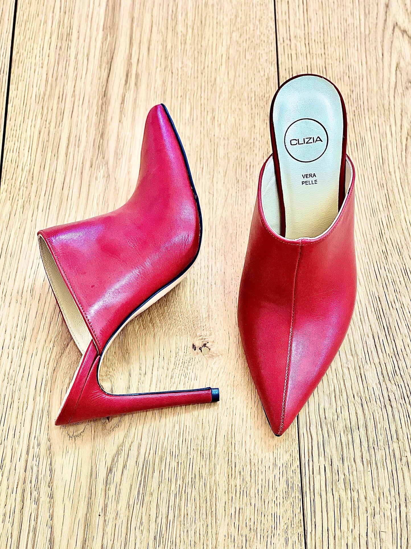 SILVIE LEATHER ROUGE