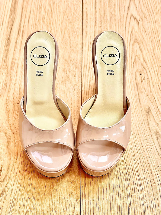 LIPSEY CUIR VERNI NUDE