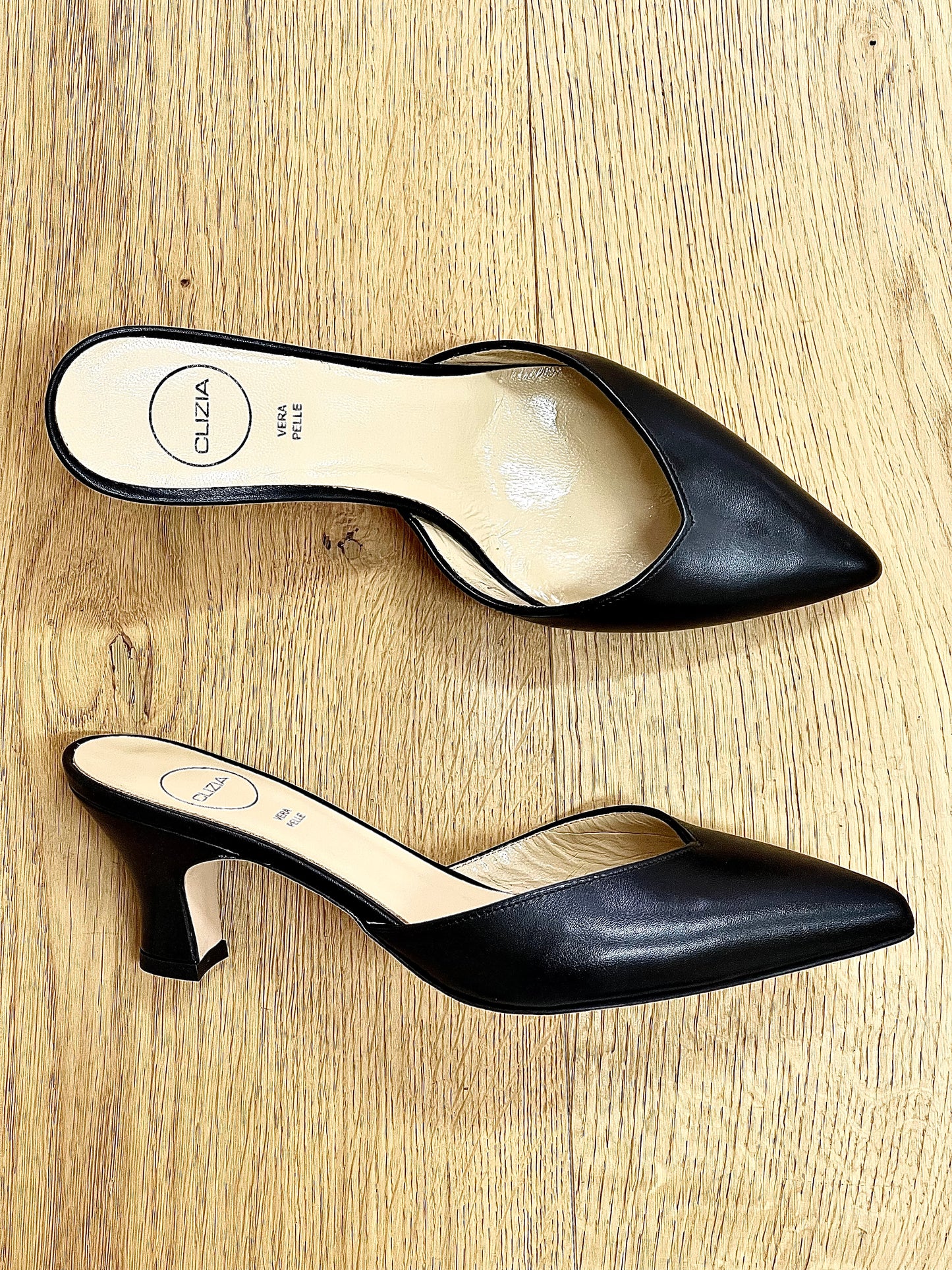 BRENDA LEATHER BLACK