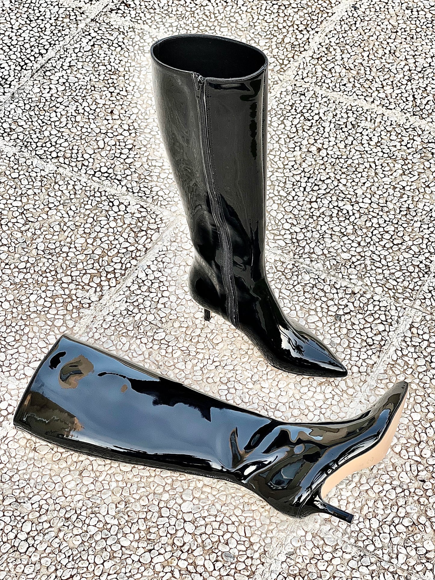 CUIR VERNI NOIR CANDY