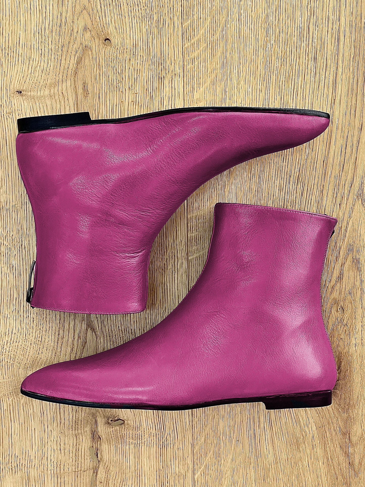 SINDEL CUIR FUCHSIA