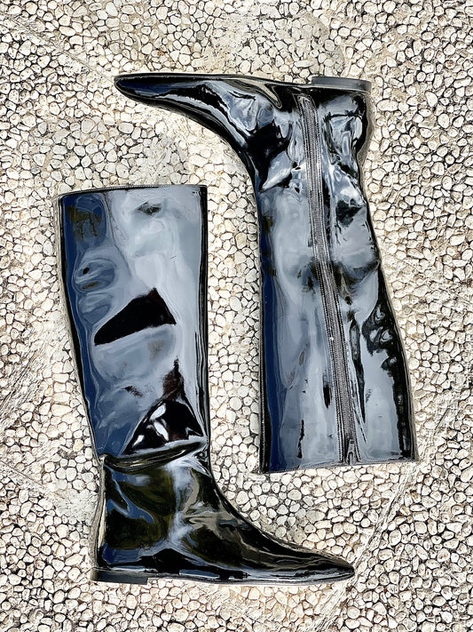 PETER NOIR CUIR VERNI