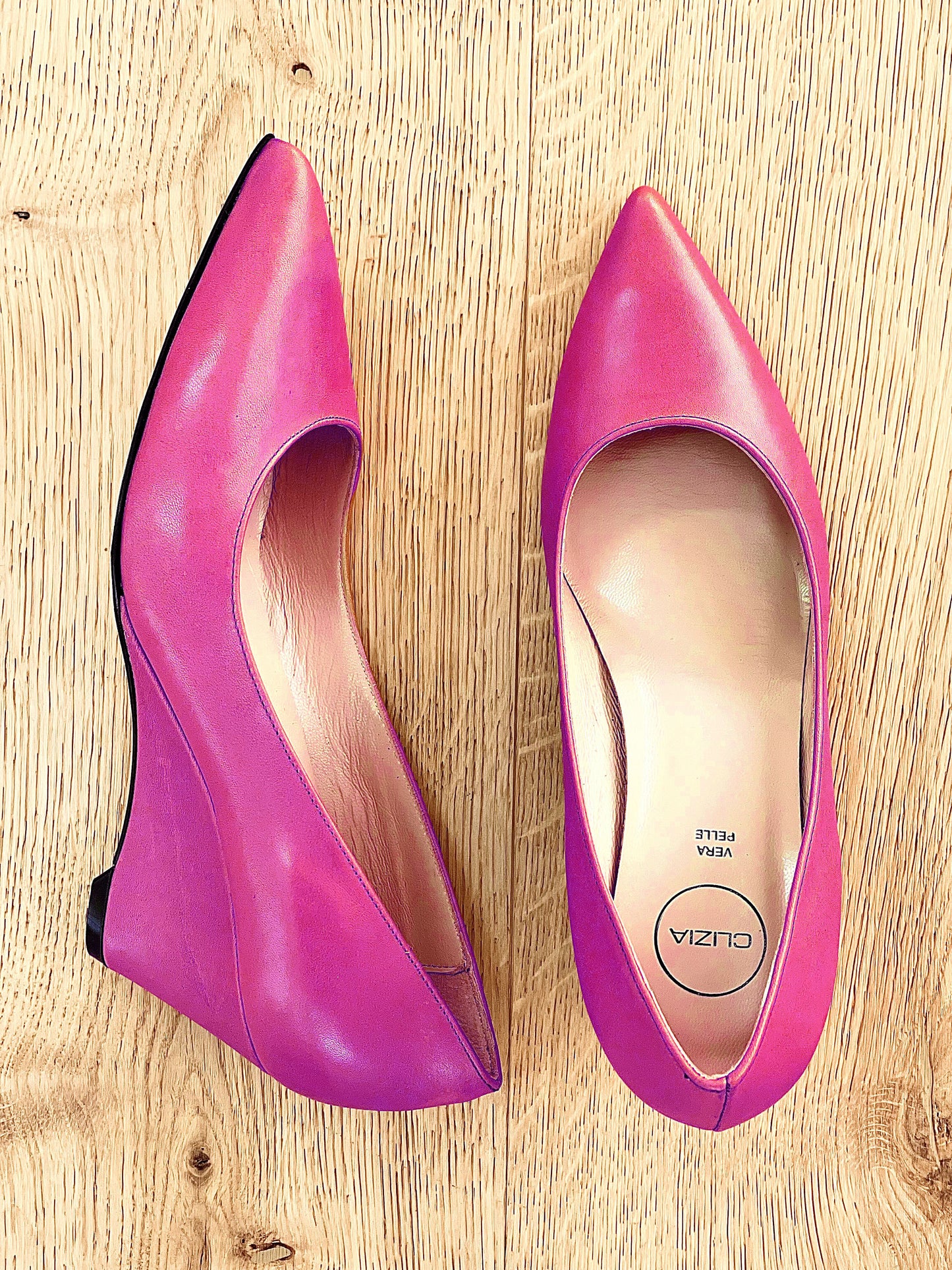 AVA CUIR FUCHSIA