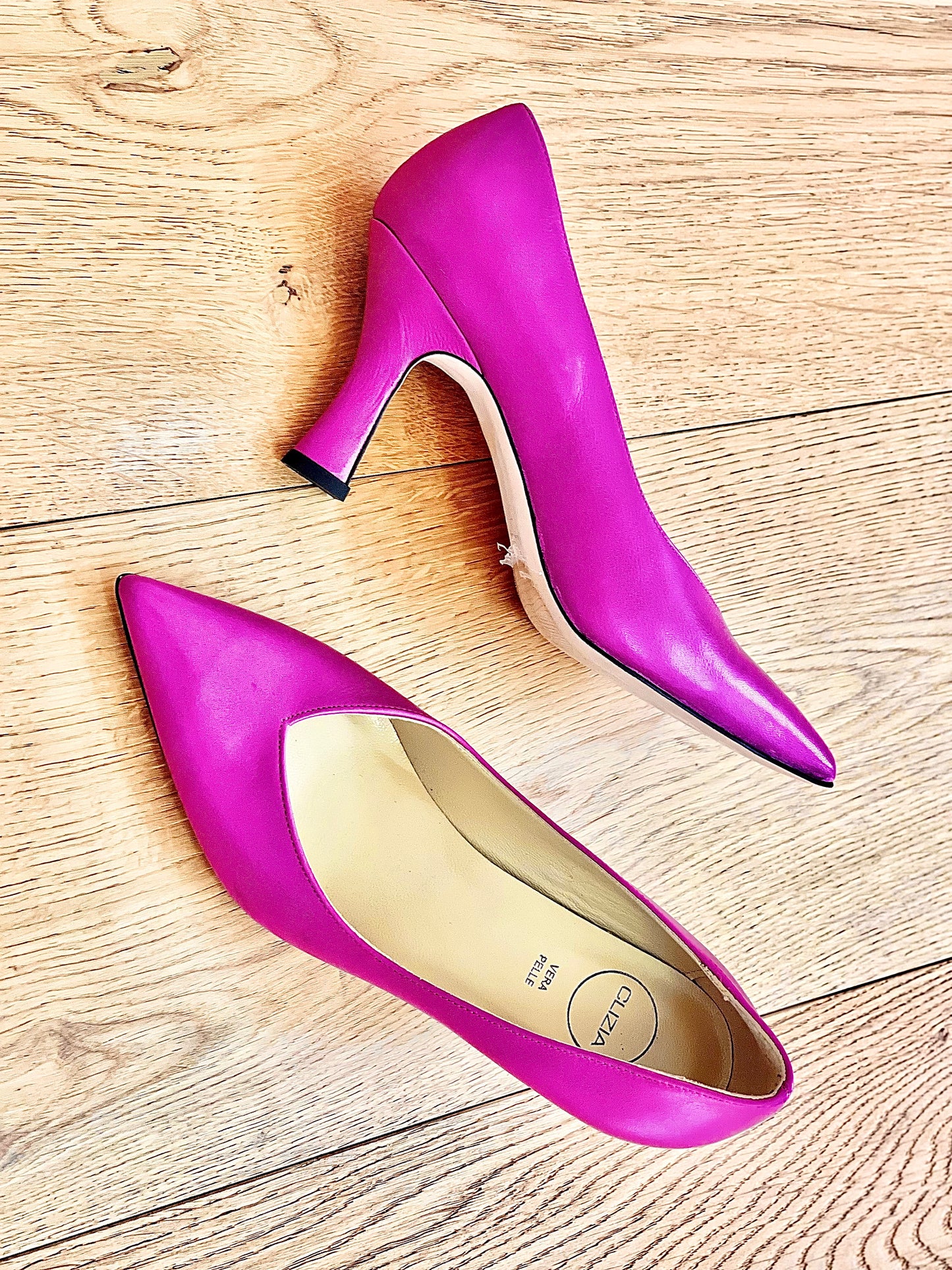 AMALIA CUIR FUCHSIA