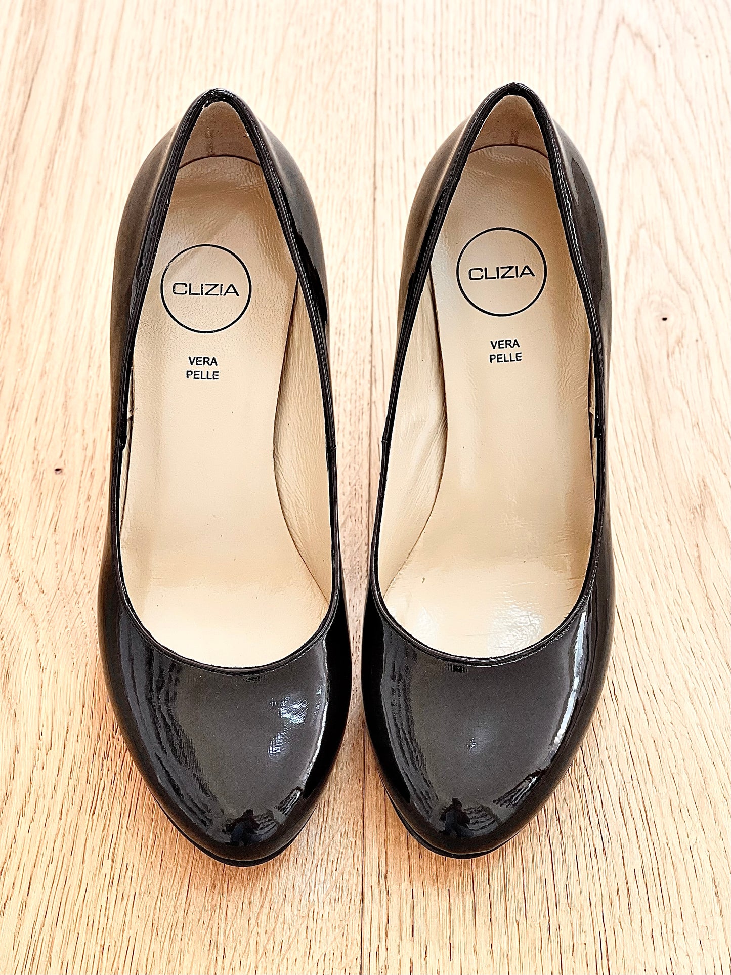 JENNYFER CUIR VERNI NOIR