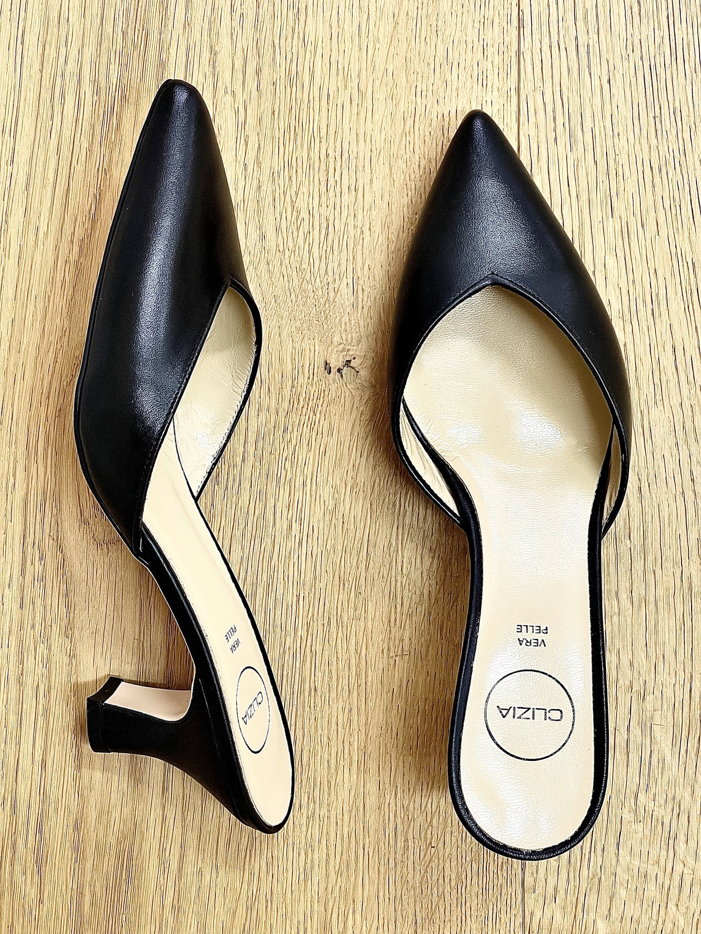 BRENDA LEATHER BLACK