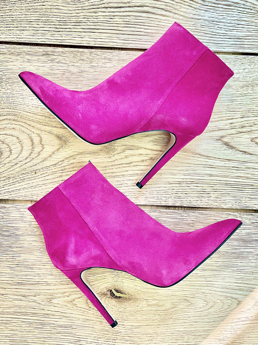 TITA EN DAIM FUCHSIA