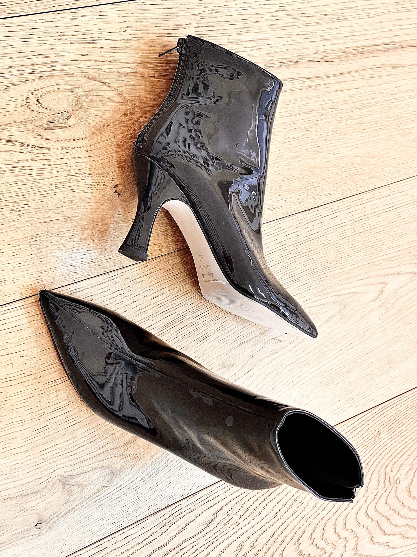 LIAM CUIR VERNI NOIR