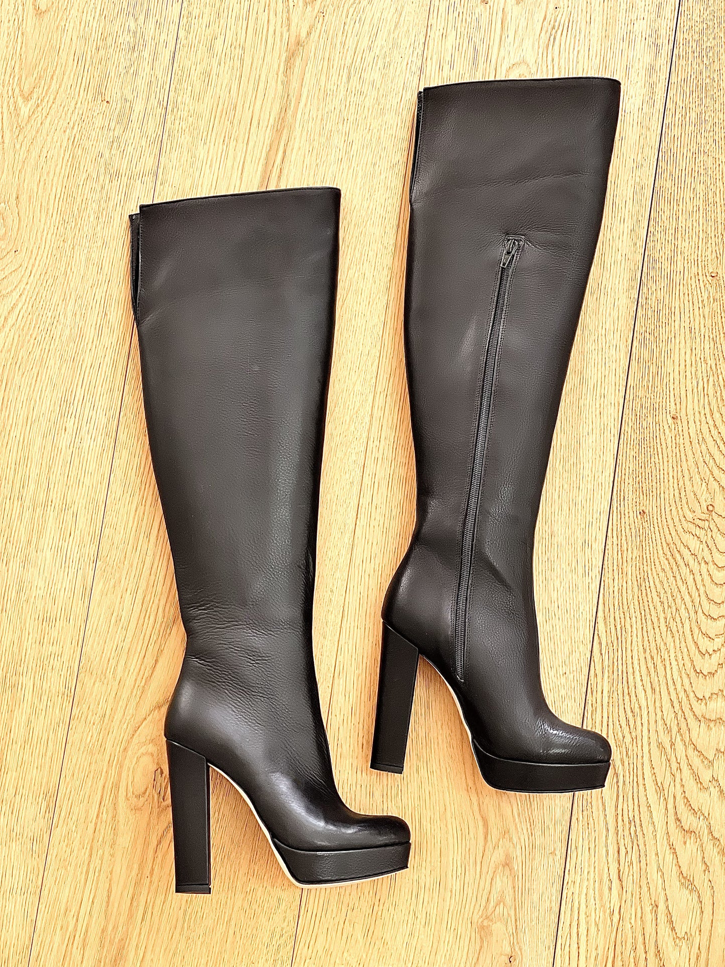 KRISTEN LEATHER BLACK