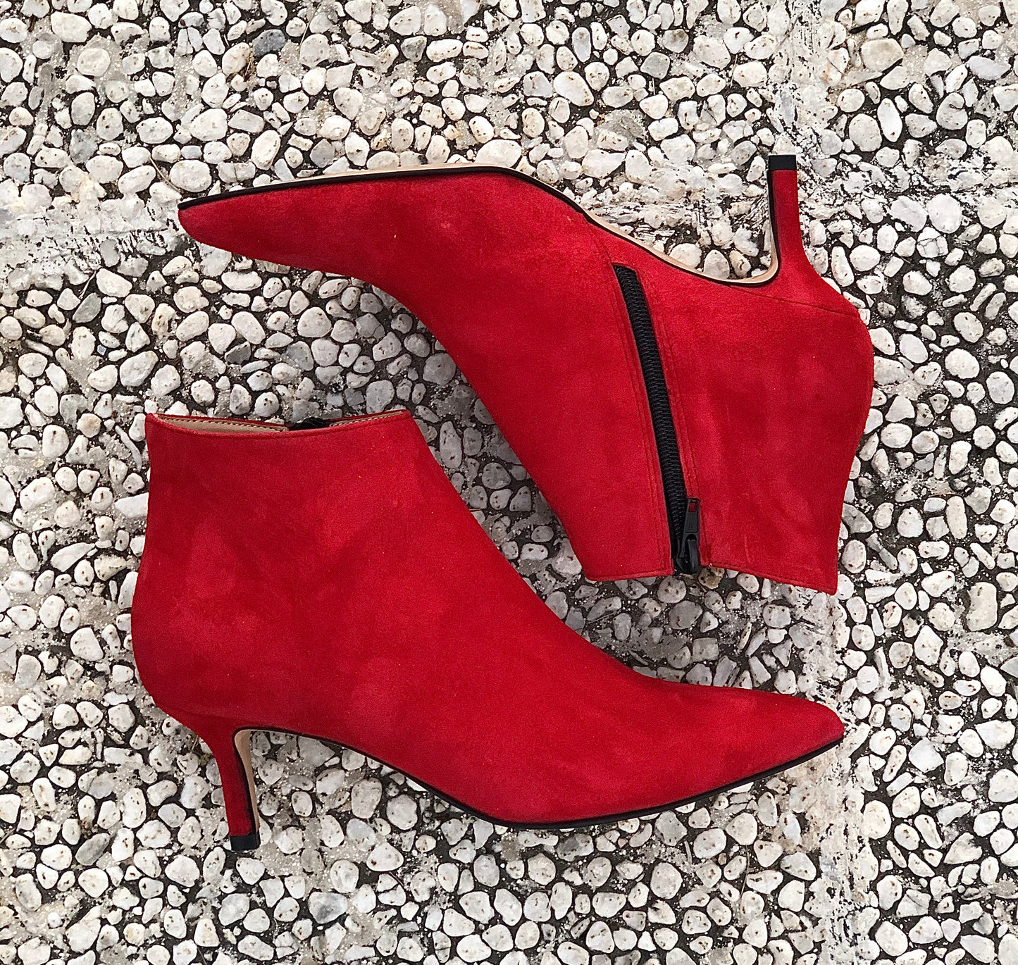 TITTY RED SUEDE