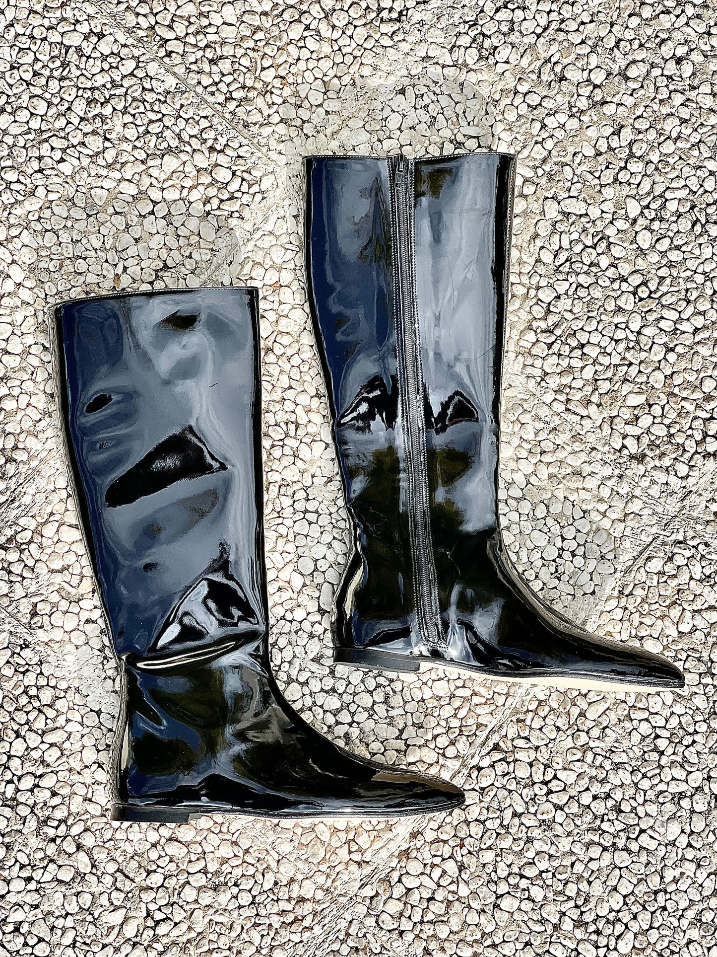 PETER NOIR CUIR VERNI