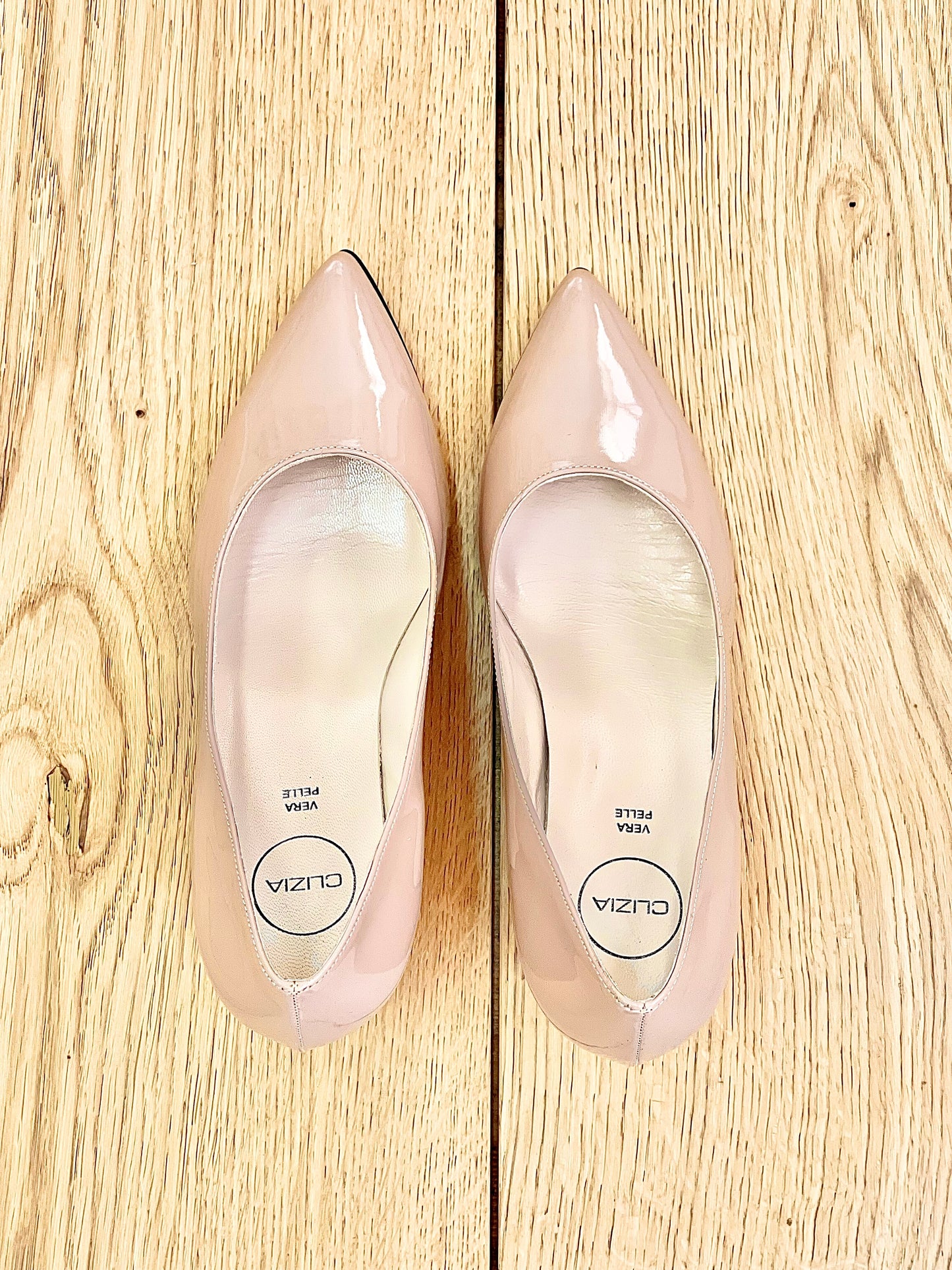 MALU NUDE PATENT LEATHER