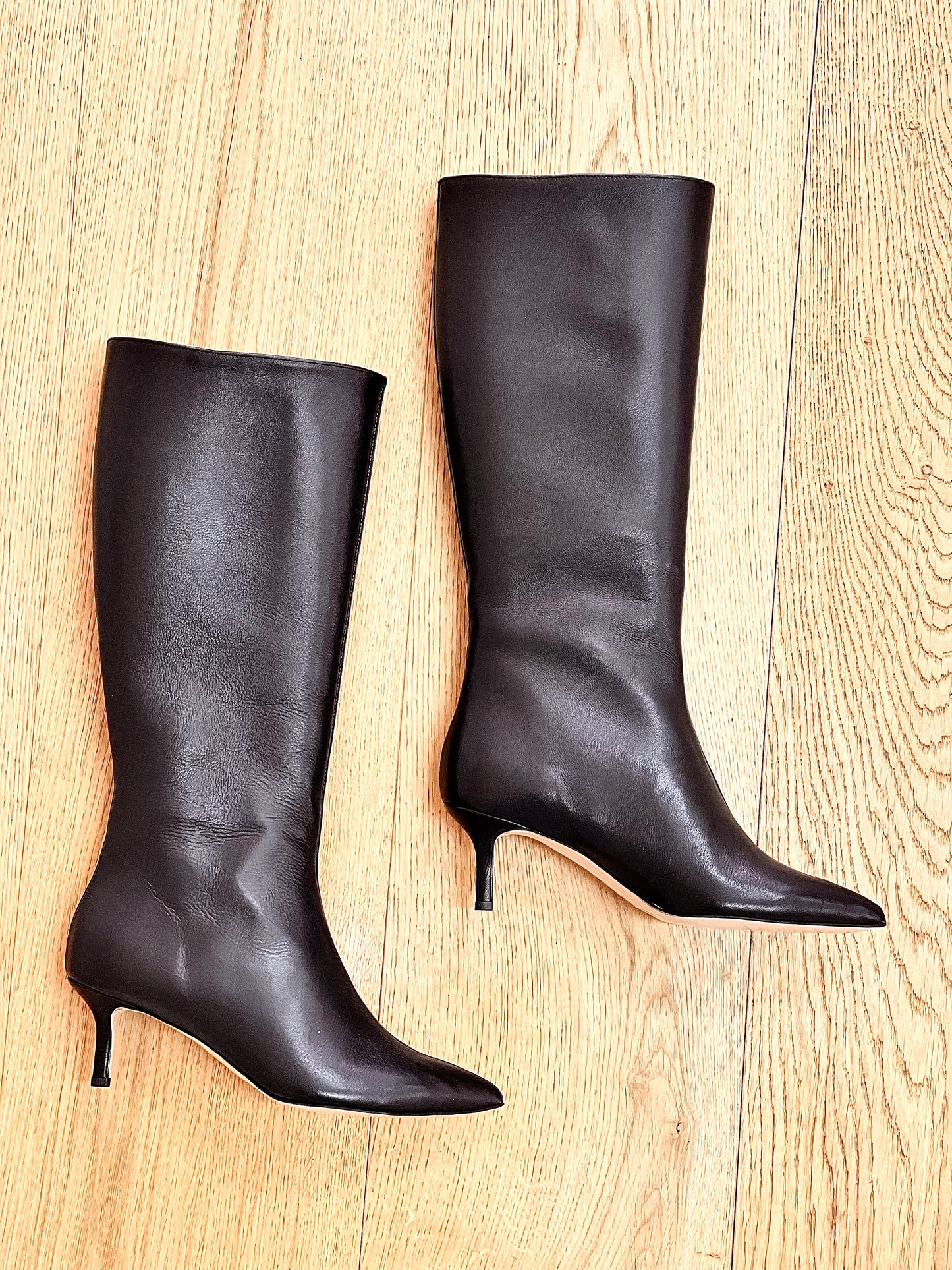 MELISSA LEATHER BLACK