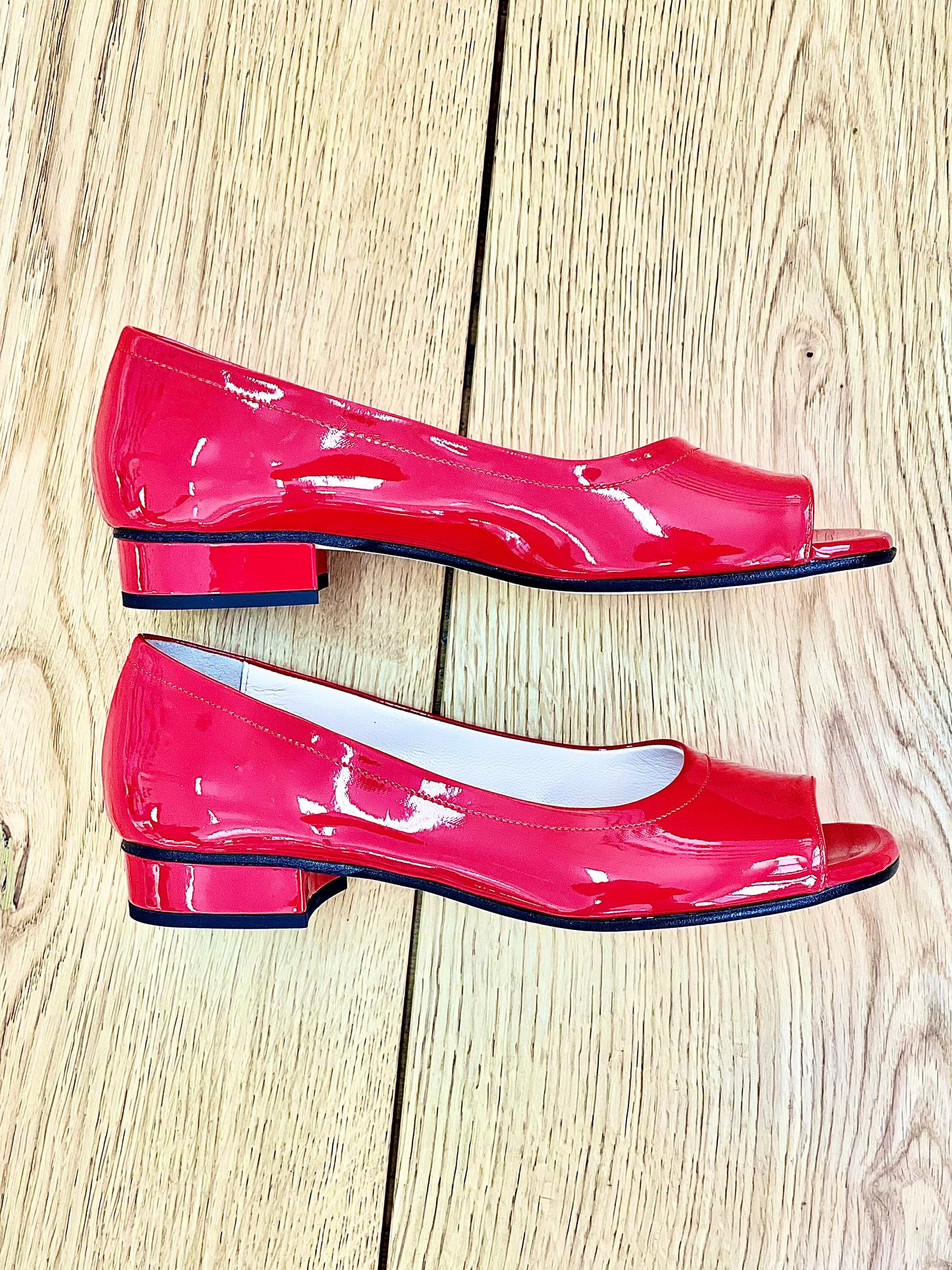 NICOLE CUIR VERNI ROUGE