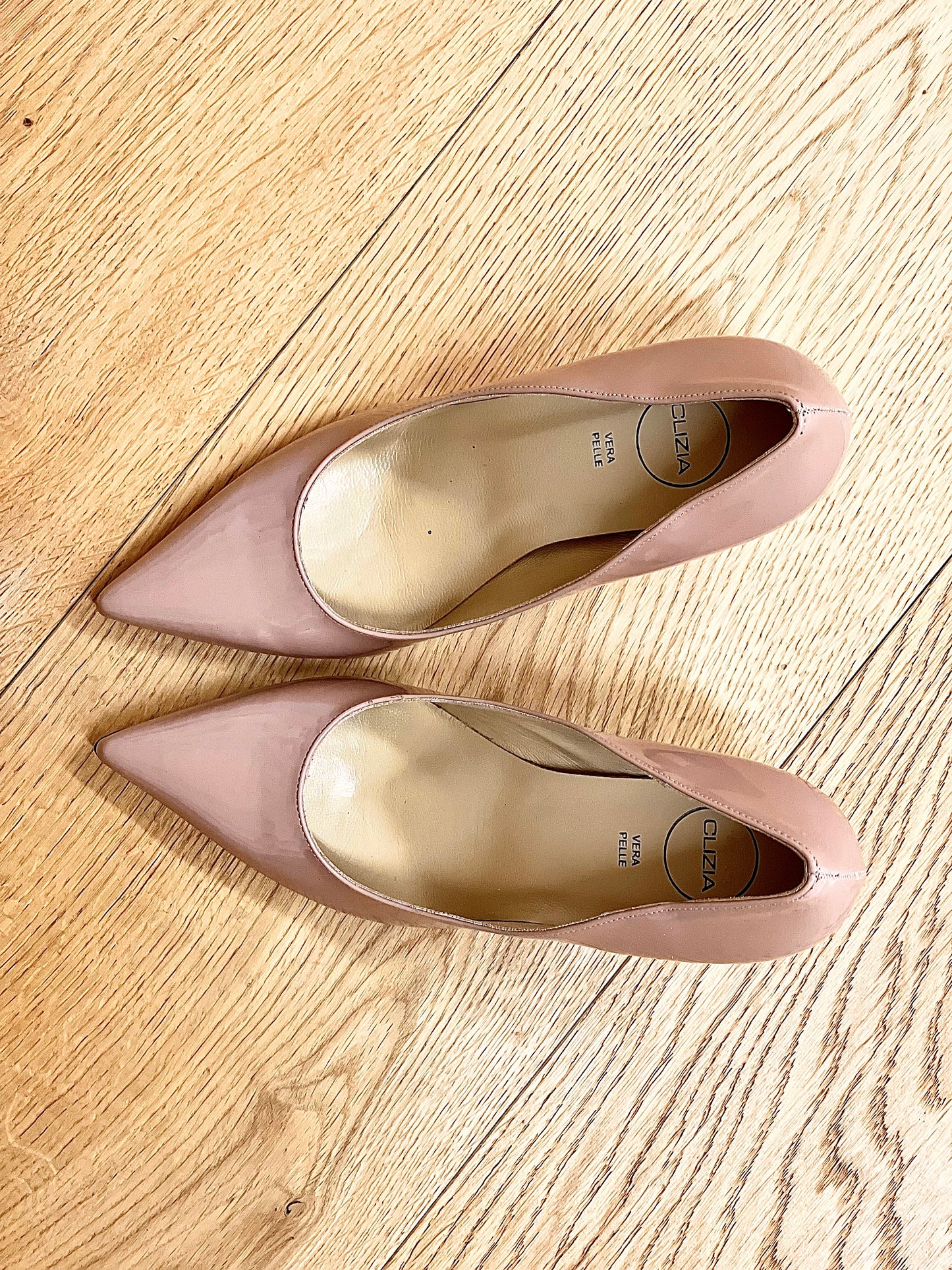 JOAN NUDE PATENT LEATHER