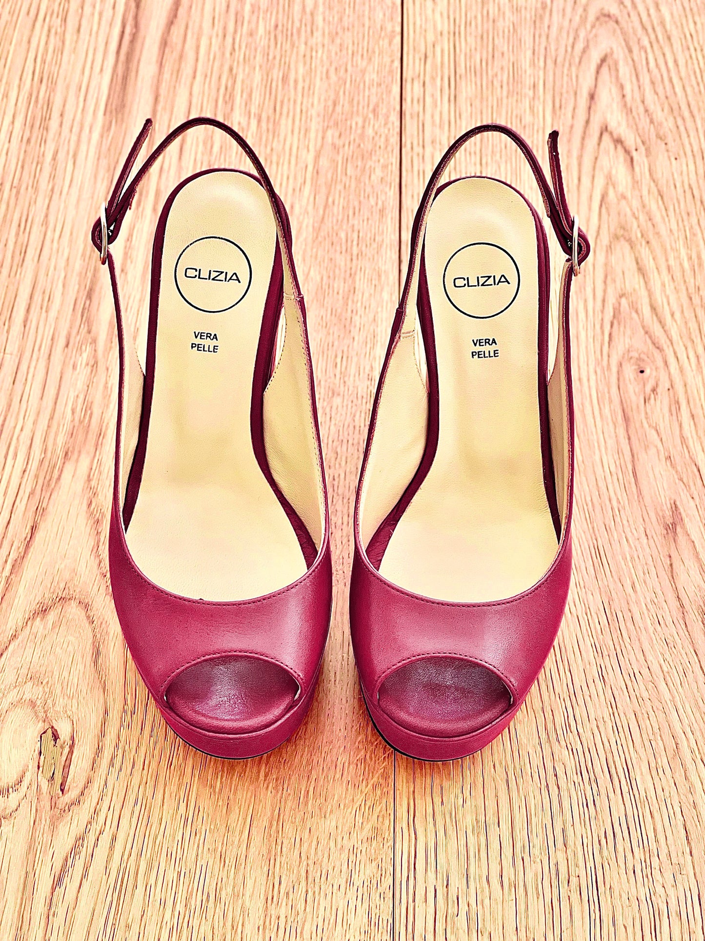 HELLEN CUIR BORDEAUX
