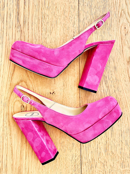 SHARON SUEDE FUCHSIA