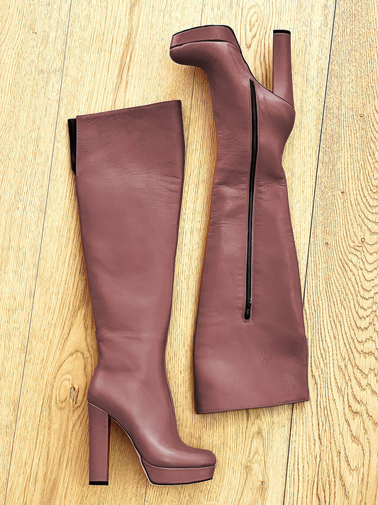 KRISTEN BROWN LEATHER