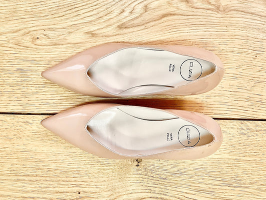 SUSAN NUDE PATENT LEATHER