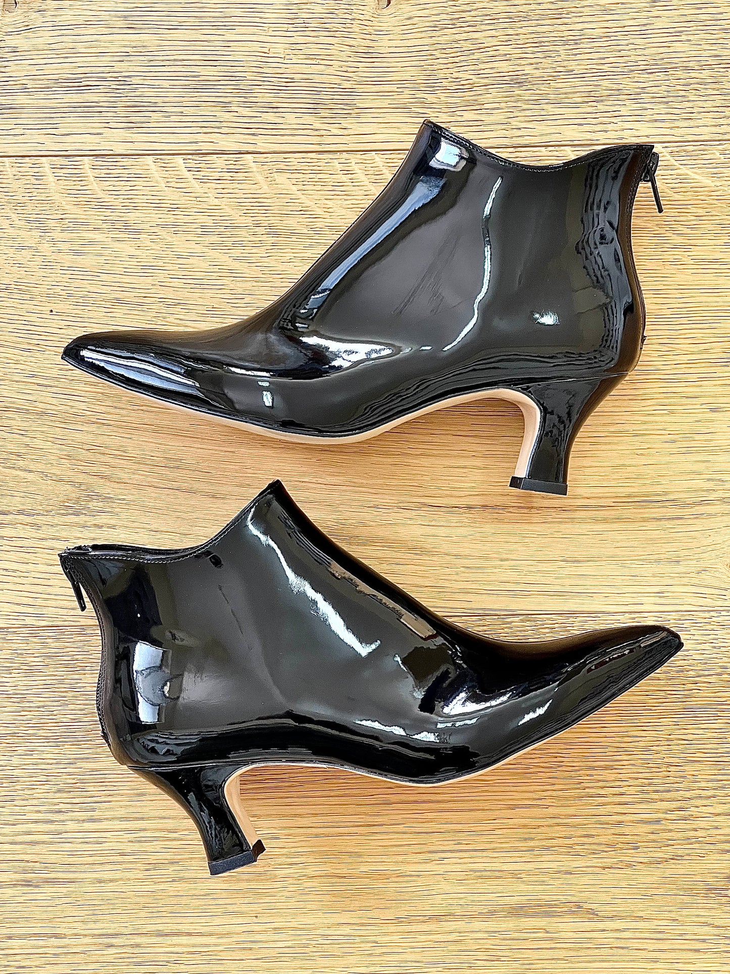 RIDGE CUIR VERNI NOIR