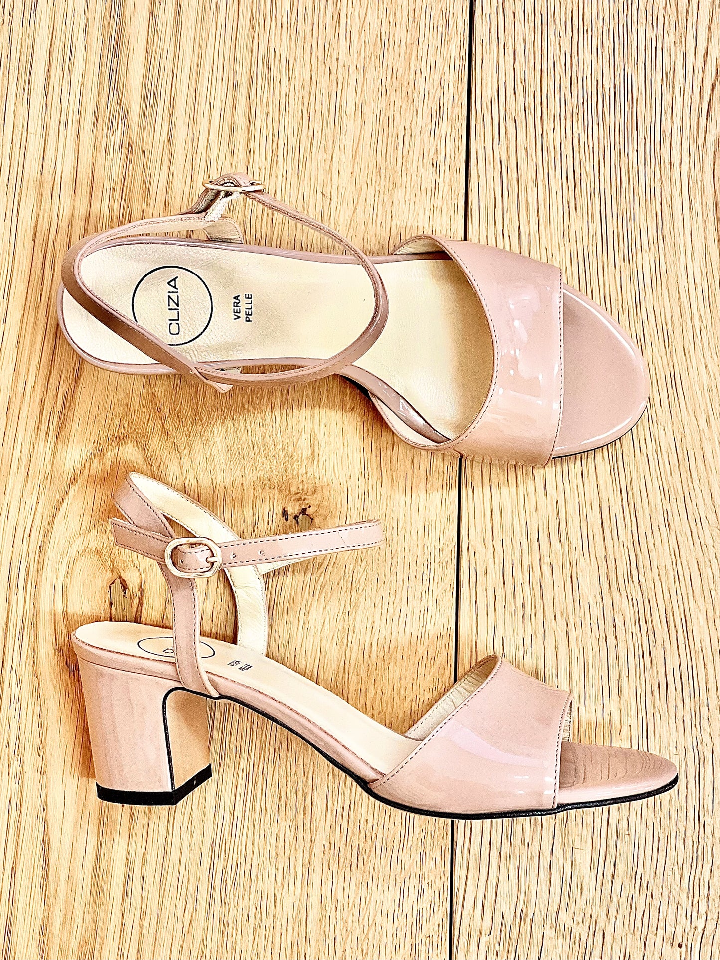 IDA NUDE PATENT LEATHER