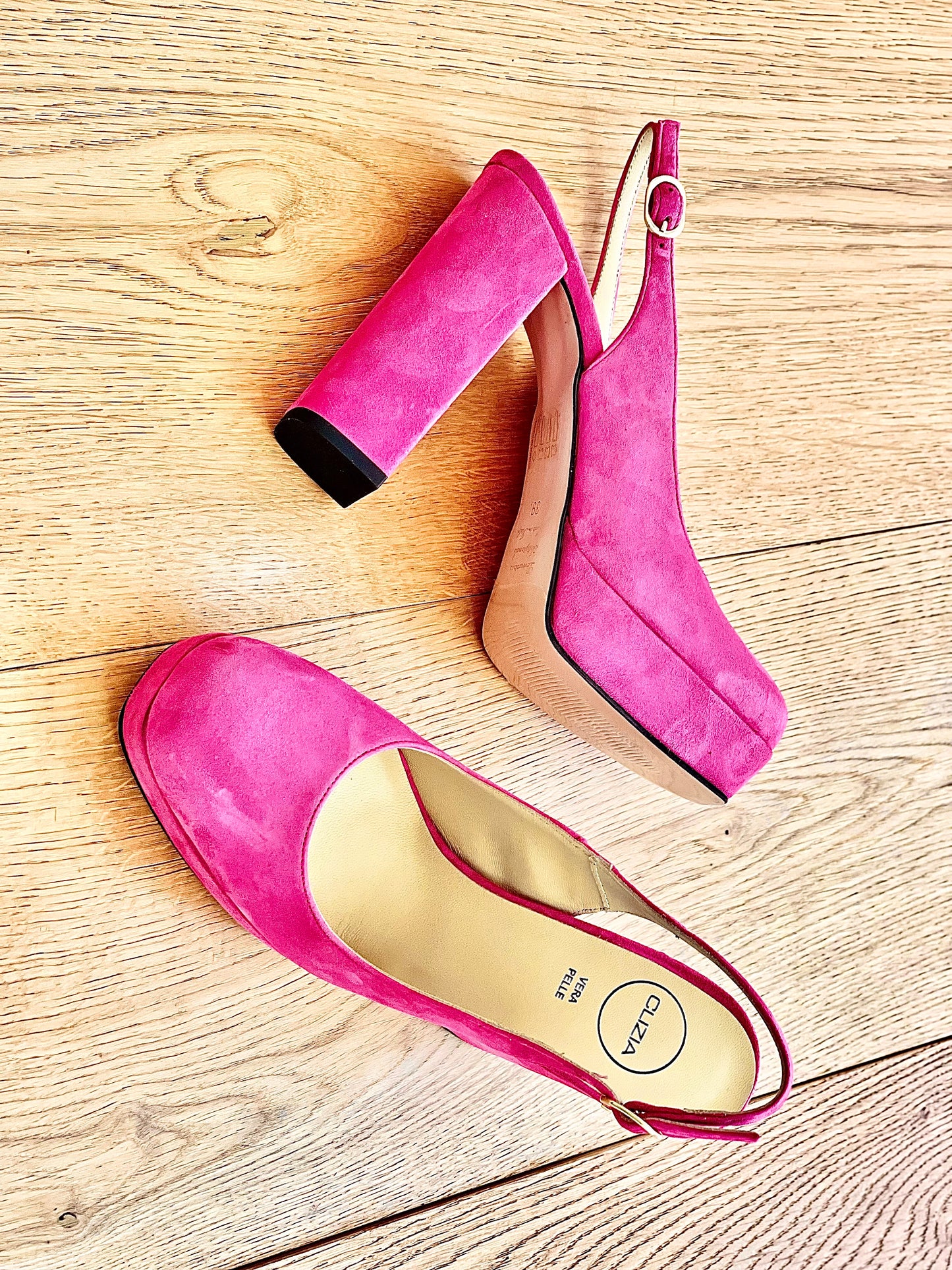 SHARON SUEDE FUCHSIA