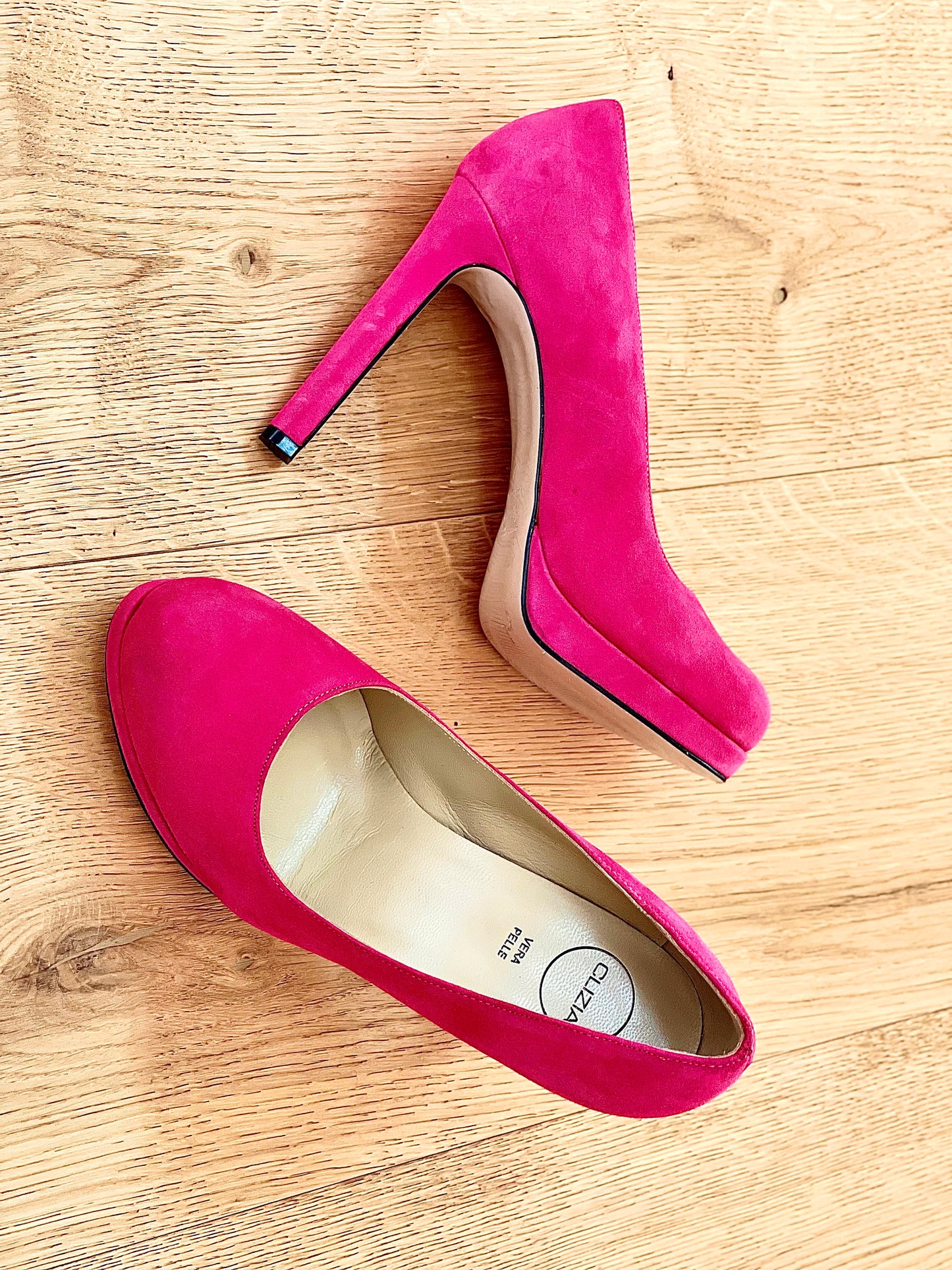 ANNA SUEDE FUCHSIA