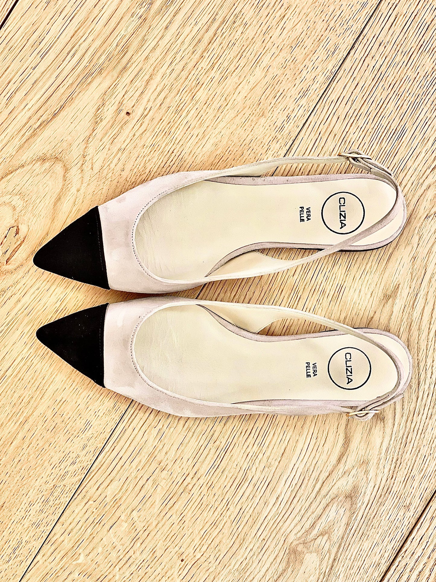 ELLA SUEDE NUDE/BLACK