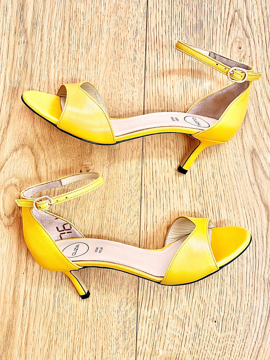 SHYLA CUIR JAUNE