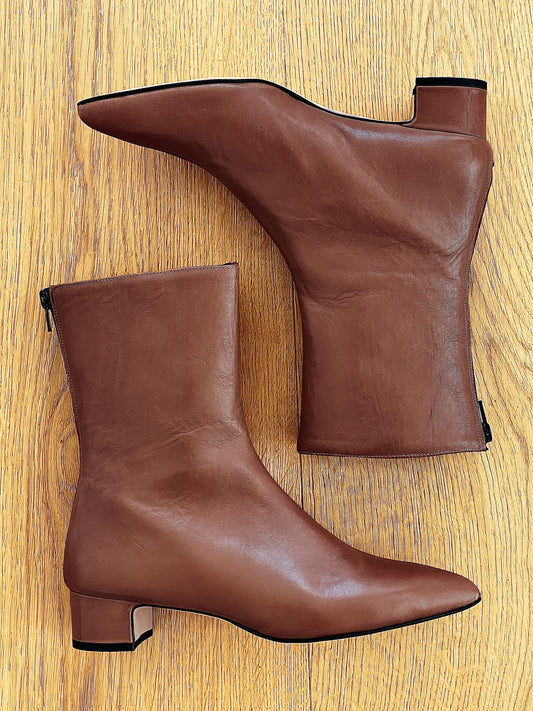 PLANET LEATHER BROWN