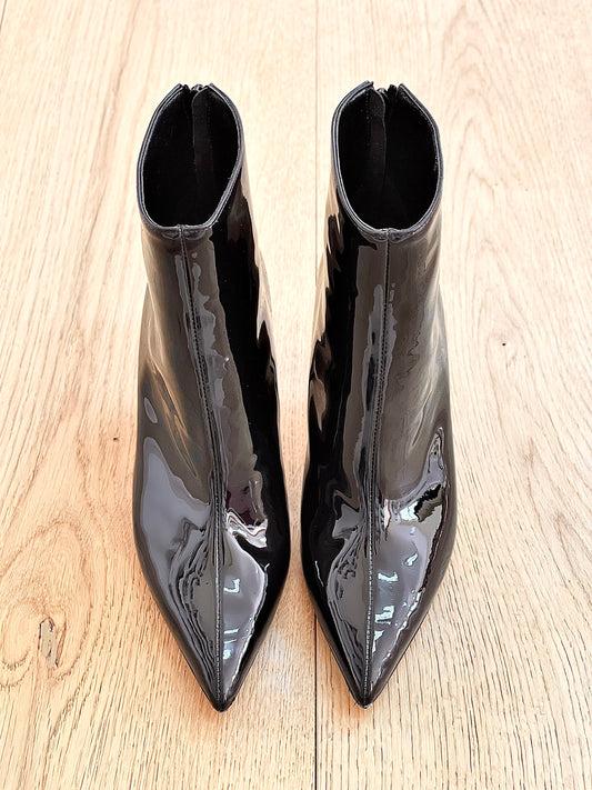 LIAM CUIR VERNI NOIR