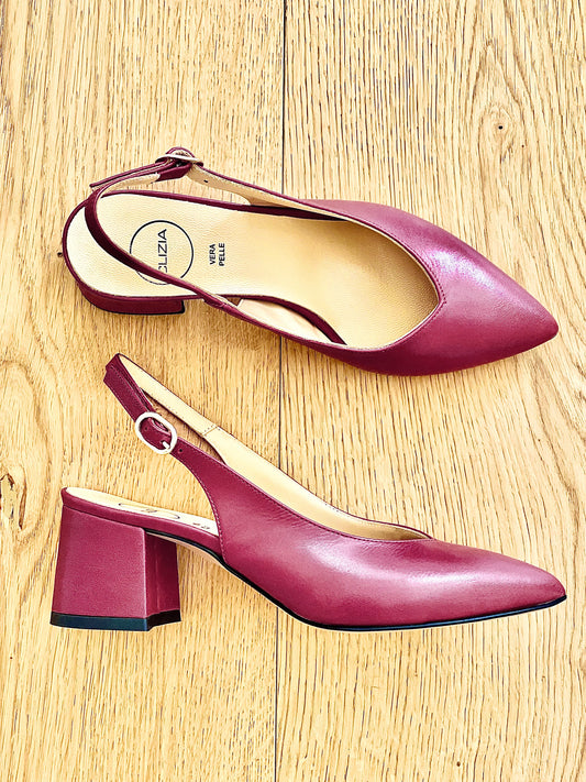 OLGA CUIR BORDEAUX