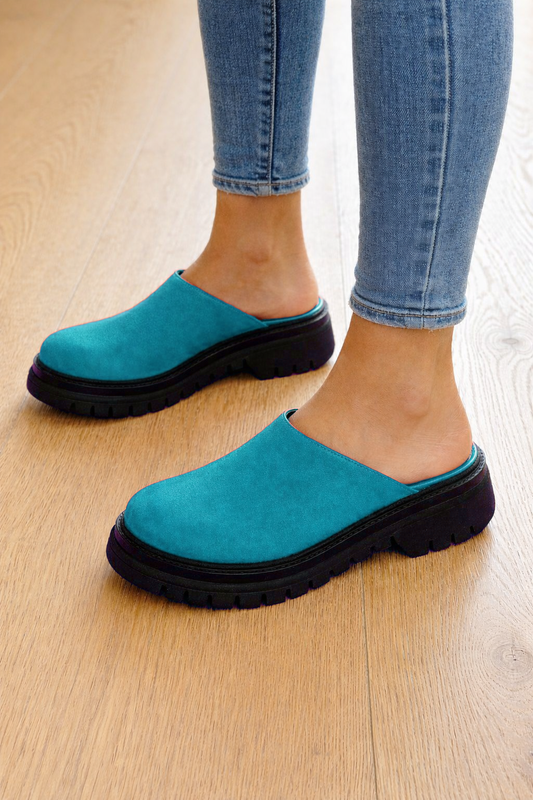 זמש אקזוטי בצבע תכלת