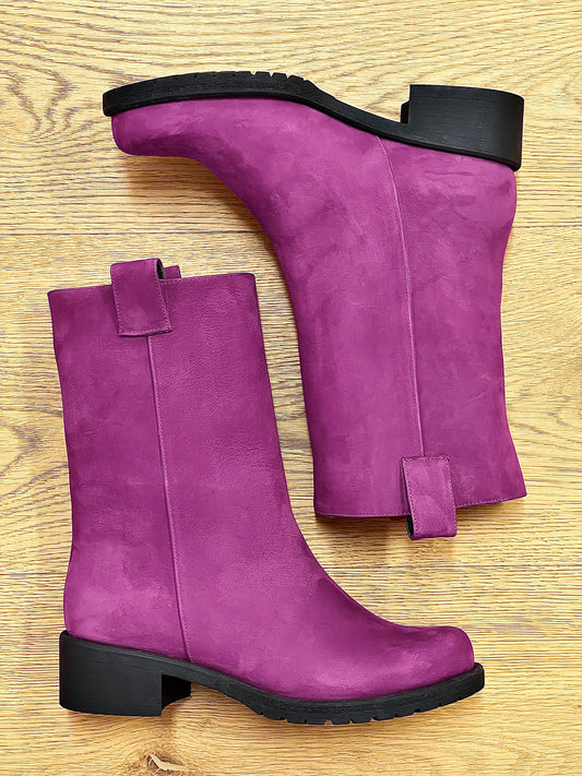 FUCHSIA NUBUCK ATLAS