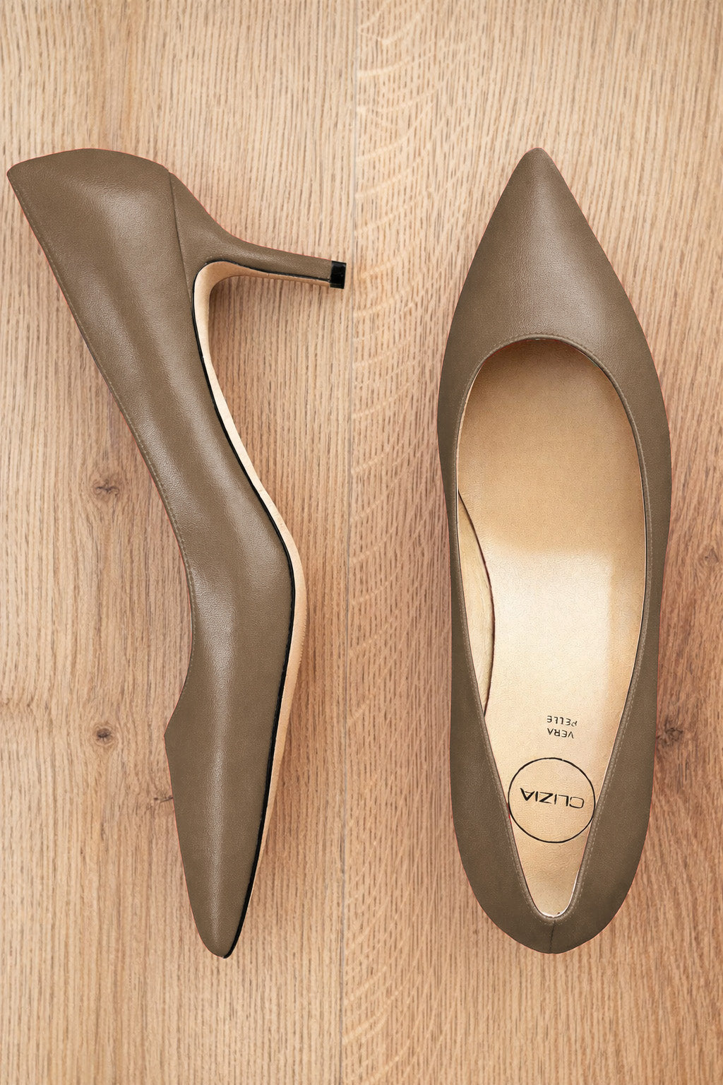 GAIA LEER TAUPE