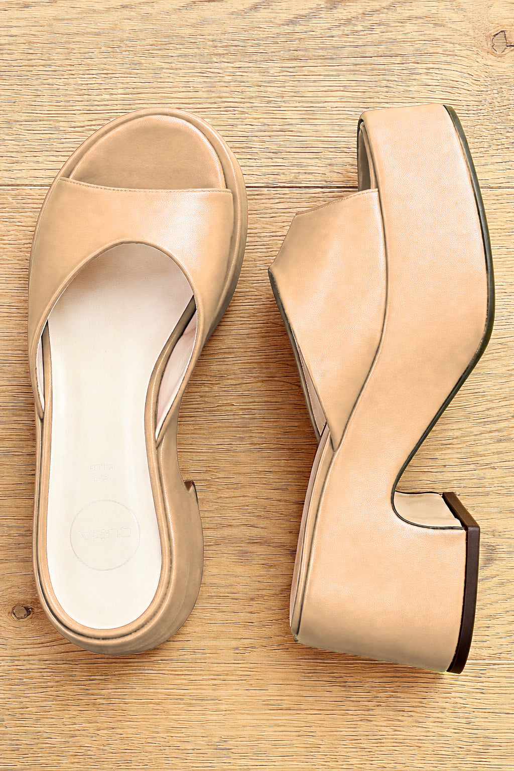 JACKIE BEIGE LEER