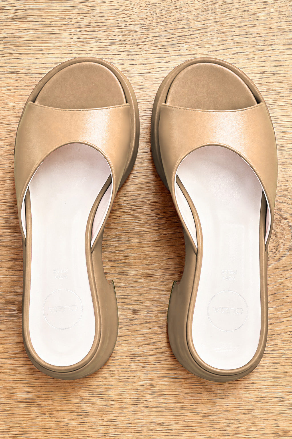 JACKIE BEIGE LEER