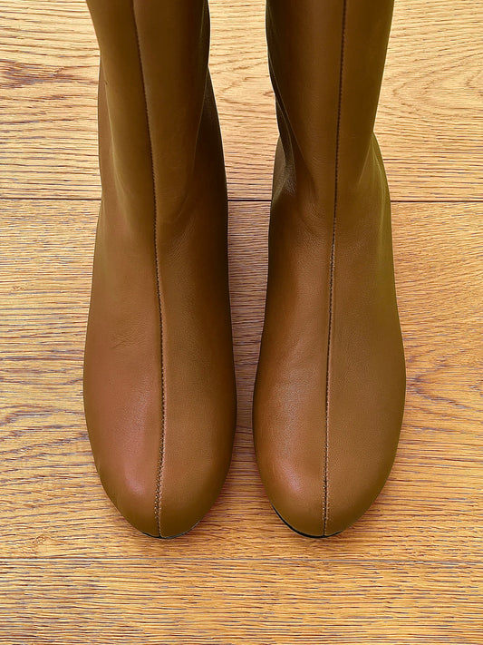CINDY COGNAC LEER
