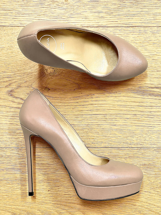 ZELFS BEIGE LEER