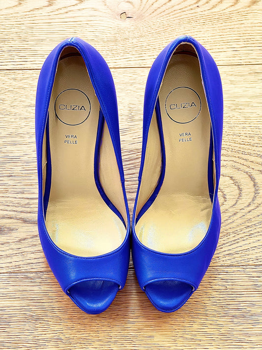 BETA BLAUW LEER