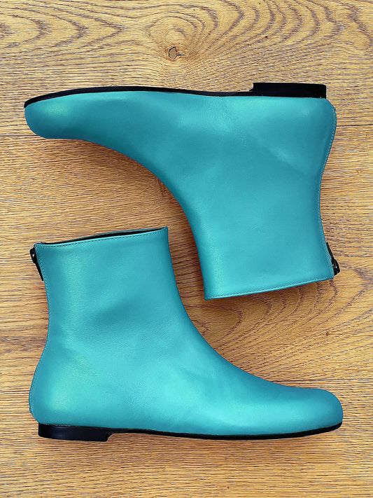 SURIA LEDER BLAUW