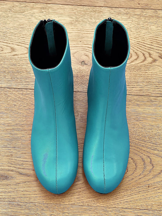 SURIA LEDER BLAUW
