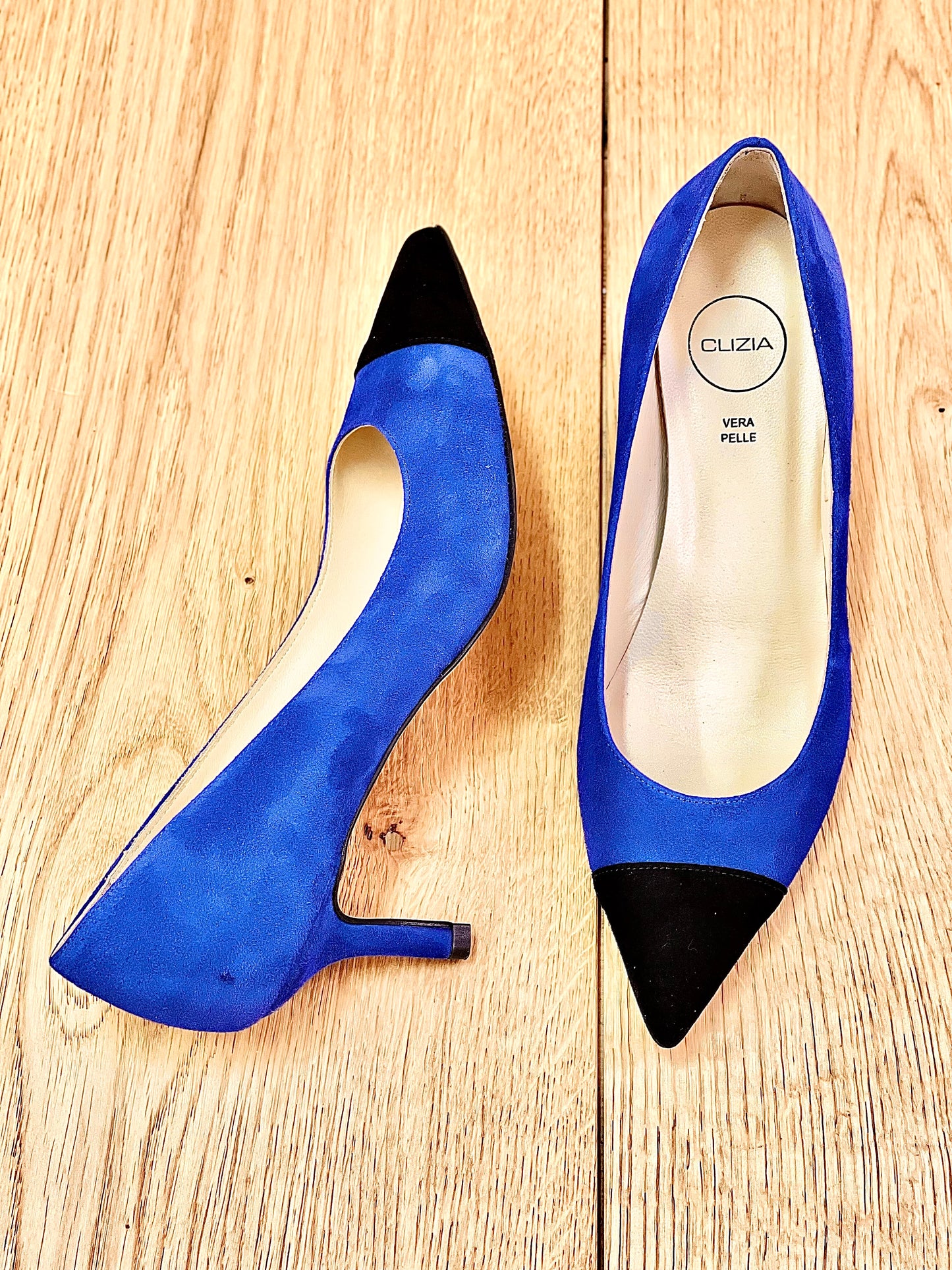 LICHT SUÈDE BLAUW/ZWART