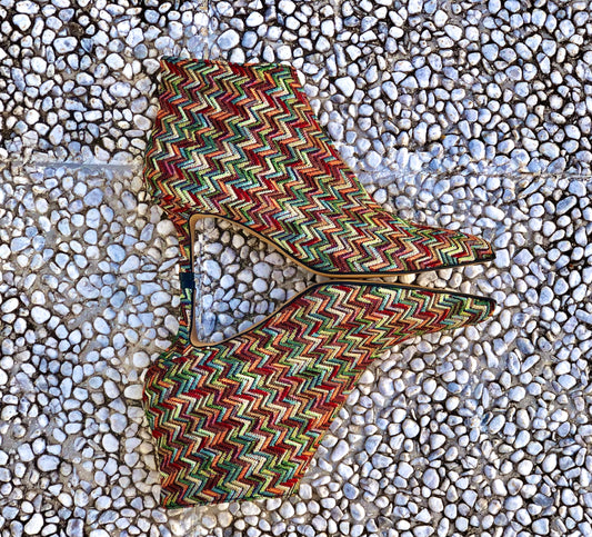 TIET JACQUARD ZIGZAG