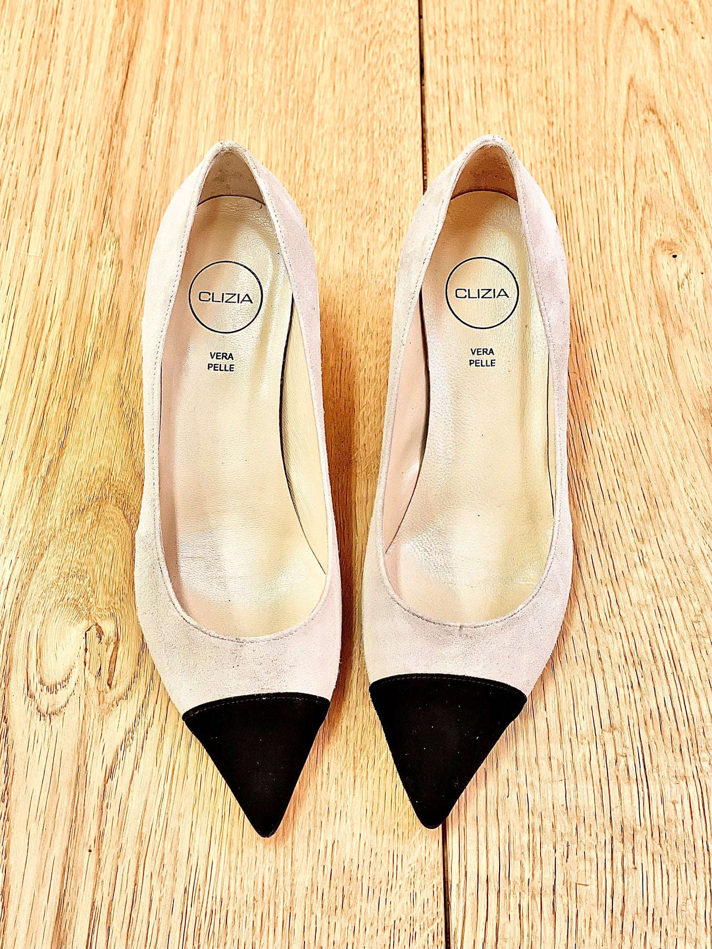 LICHT SUÈDE BEIGE/ZWART