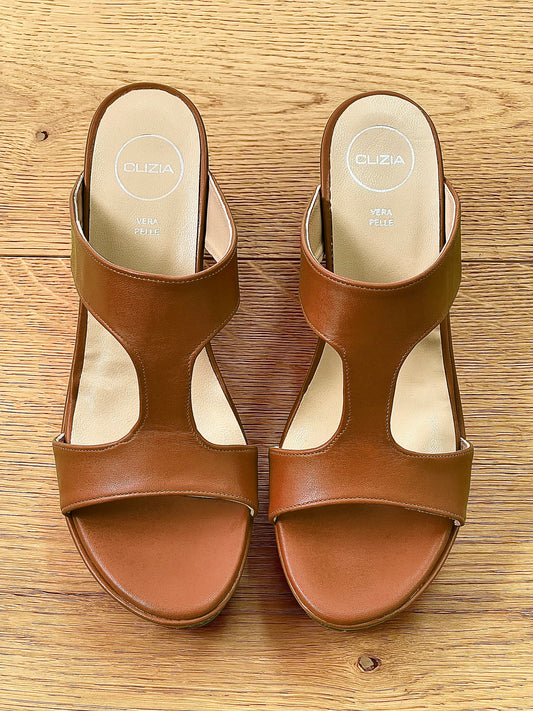 EVA LEATHER COGNAC