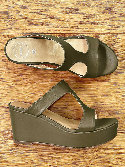 EVA LEATHER KAKI
