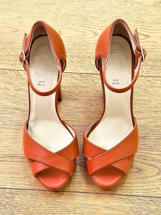 BRAIS LEATHER ORANGE